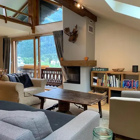 Amazing Mt Blanc View 2 Bed, Parking, 10mins Walk Apartman Chamonix